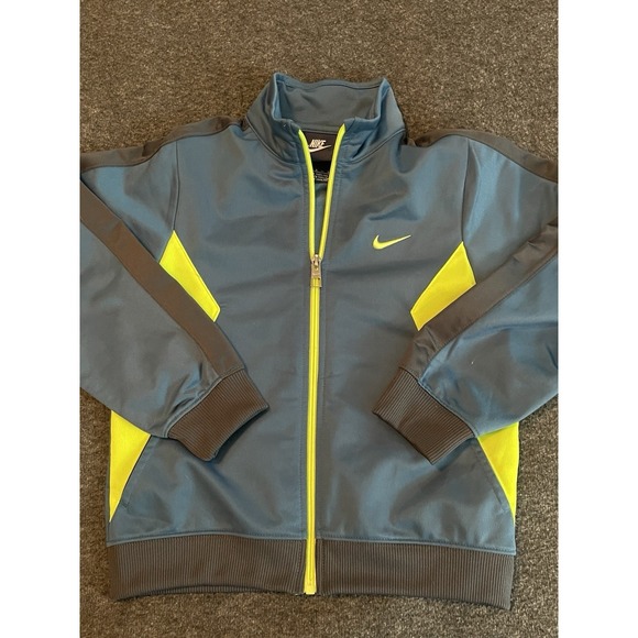 Nike Other - Kids NIKE track Jacket Yellow, Blue Black Size 6
